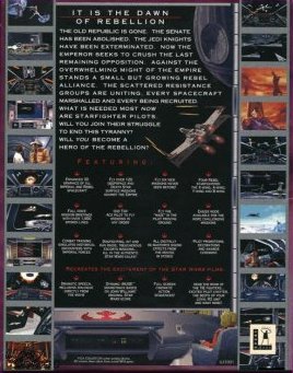 X-Wing Collector's CD-ROM Back Cover